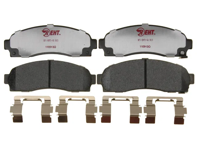 EHT913H – R/M BRAKES Brake Pad, OE Replacement Hybrid Technology Includes Mounting Hardware